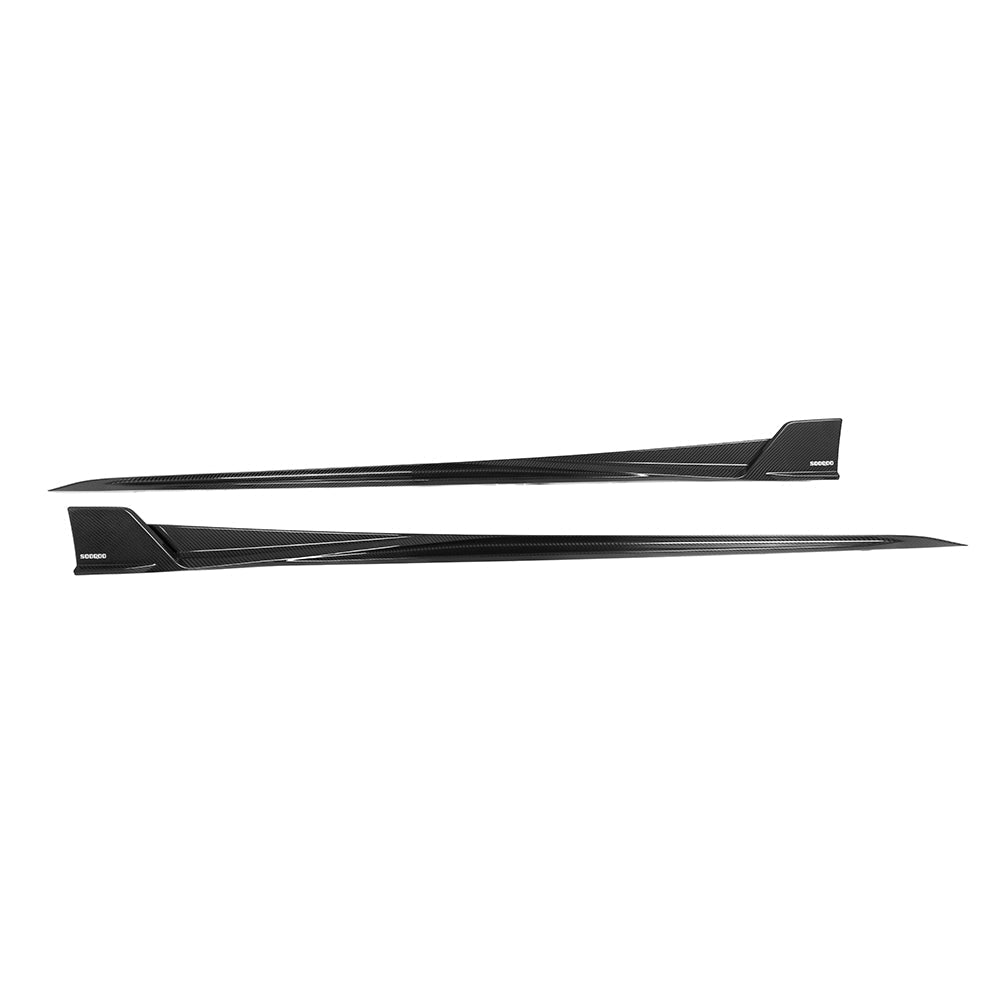 SooQoo BMW G05 X5 Side Skirts In Gloss Carbon Fibre