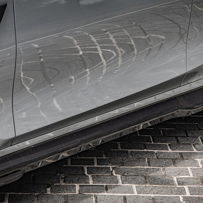 SooQoo BMW G80 G81 M3 Side Skirts In Gloss Carbon Fibre