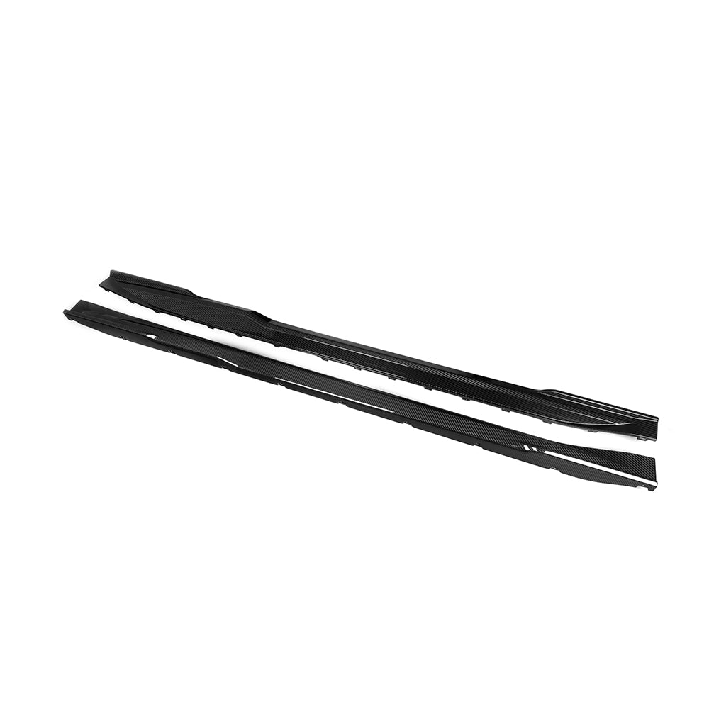 SooQoo BMW G80 G81 M3 Side Skirts In Gloss Carbon Fibre