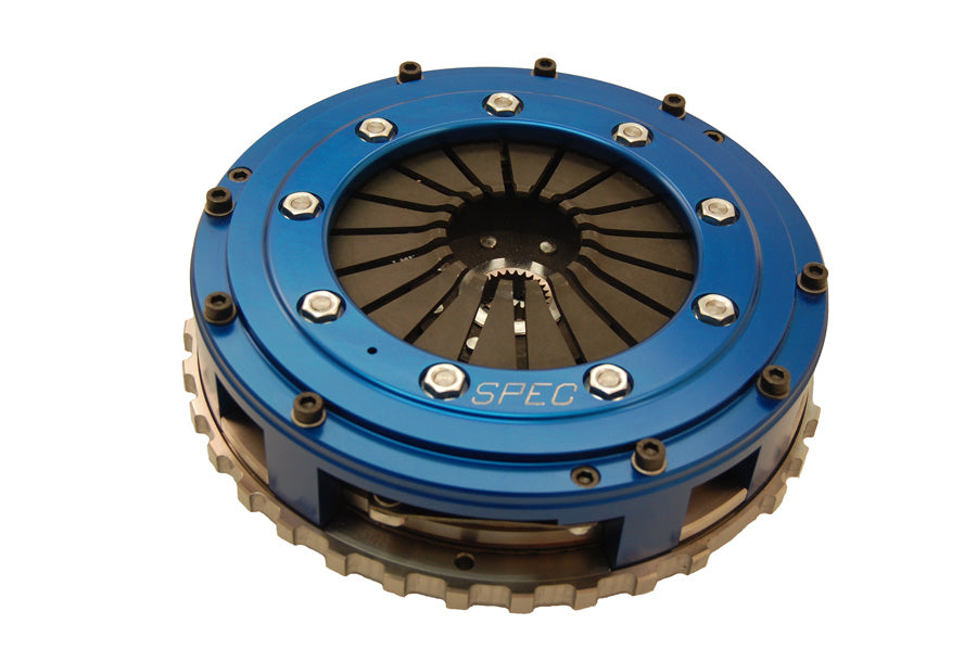 SPEC 240mm Twin Disc Dual Plate Clutch + Billet Lightweight Flywheel Kit for BMW M2 M3 M4 F87 F80 F82 F83 6MT (N55 S55) | High Torque Uprated Performance Street/Track Drag | SMF Clutch Upgrade Replacement | Stage 3+ Racing | SB55SST SB55PT SB55ST