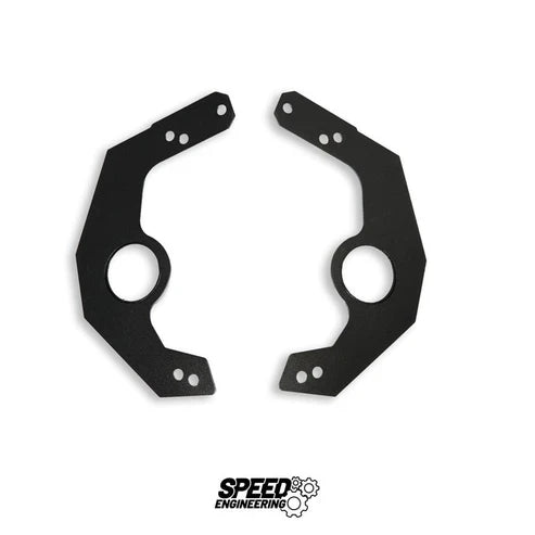 Speed Engineering BMW F20 F21 F22 F23 F30 F31 F34 F32 F33 F36 Front Brake Cooling Duct Outlet Backing Plates Kit â€“ 1 Series, 2 Series, 3 Series, 4 Series (inc 118i, M240i, 330i, 440i)
