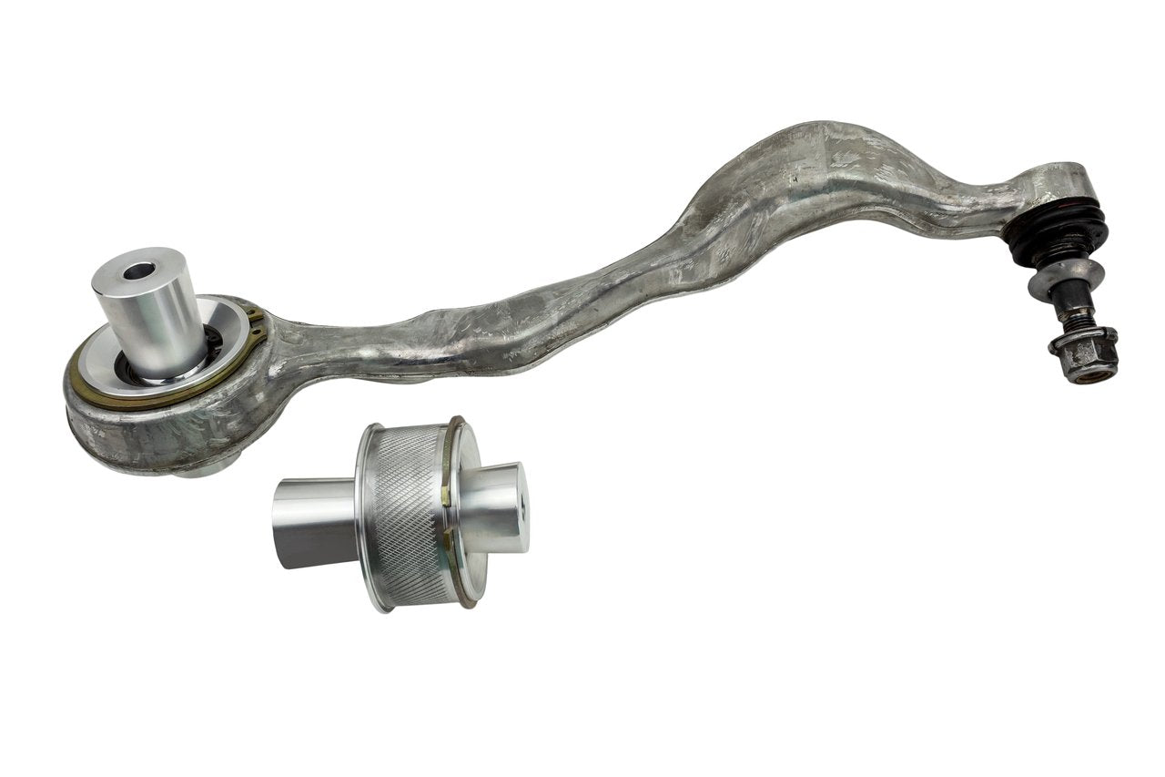 SPL Parts BMW F22 F23 F30 F31 F34 F32 F33 F36 xDrive Front Tension Strut / Thrust Arm / Caster Arm Monoball Bushings – Radius Rod Guide Rod FK Spherical Bearing Pair – Non-Adjustable Lower Control Arm Rear Bush Upgrade – 2/3/4 Series AWD (CRBN F3iX)