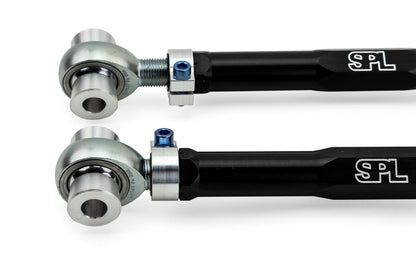 SPL Parts Adjustable Rear Traction Rods/Control Arms/Toe Links for BMW 2/3/4 Series F2X F3X (F22 F23 F30 F31 F34 F32 F33 F36) - Titanium Lightweight Links Cut Wheel Hop (Axle Tramp) & Bump Steer - Spherical Bearings - Pair - SPL RTR F3X