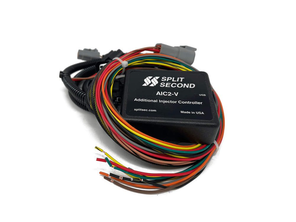 Split Second AIC2-6 6-Channel/6-Port Port Injection & Aux Fuel/PI Controller for BMW N54 N55 (135i 335i M235i) - Secondary Injector Piggyback with EV6/EV14 USCAR Harness, MAP/MAF Based, TunerPro RT Compatible - UK Stock