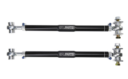 SPL Parts BMW F2X/F3X Rear Toe Links & Eccentric Lockout Kit - Adjustable Toe Control Arms/Rods/Adjusters | F22 F23 F30 F31 F32 F33 F36 2/3/4 Series - Aluminium Links, PTFE Spherical Bearings, Titanium Hardware - Rear Alignment/Tracking Upgrade