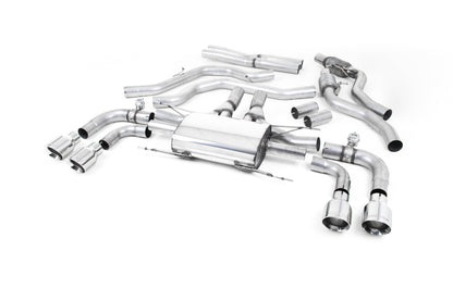 Milltek Sport - Alfa Romeo Giulia Quadrifoglio 2.9 V6 Bi-Turbo (Non OPF/GPF Models) 2017 - Exhaust System (Multiple Options)