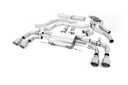 Milltek Sport - Alfa Romeo Giulia Quadrifoglio 2.9 V6 Bi-Turbo (Non OPF/GPF Models) 2017 - Exhaust System (Multiple Options)