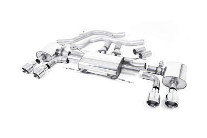 Milltek Sport - Alfa Romeo Giulia Quadrifoglio 2.9 V6 Bi-Turbo (Non OPF/GPF Models) 2017 - Exhaust System (Multiple Options)
