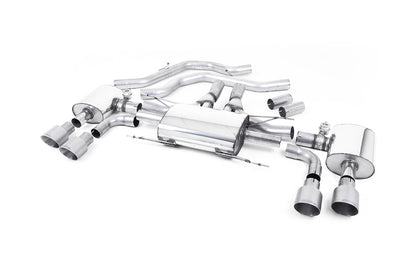 Milltek Sport - Alfa Romeo Giulia Quadrifoglio 2.9 V6 Bi-Turbo (Non OPF/GPF Models) 2017 - Exhaust System (Multiple Options)