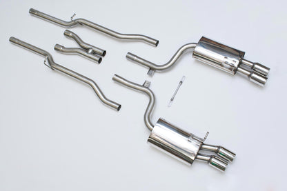 Milltek Sport - Cat Back Exhaust (Resonated or Non resonated) Audi S4 B7 4.2 V8