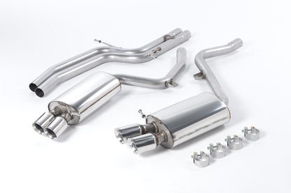 Milltek Sport - Cat Back Exhaust (Multiple Options) Audi S5 B8 Coupe (Manual Only)