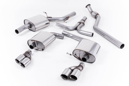 Milltek Sport - Cat Back Exhaust (Multiple Options) Audi A5 B8 (8T) Cabriolet & Coupe
