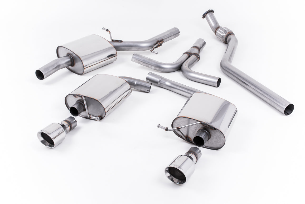 Milltek Sport - Cat Back Exhaust (Multiple Options) Audi A5 B8 (8T) Cabriolet & Coupe