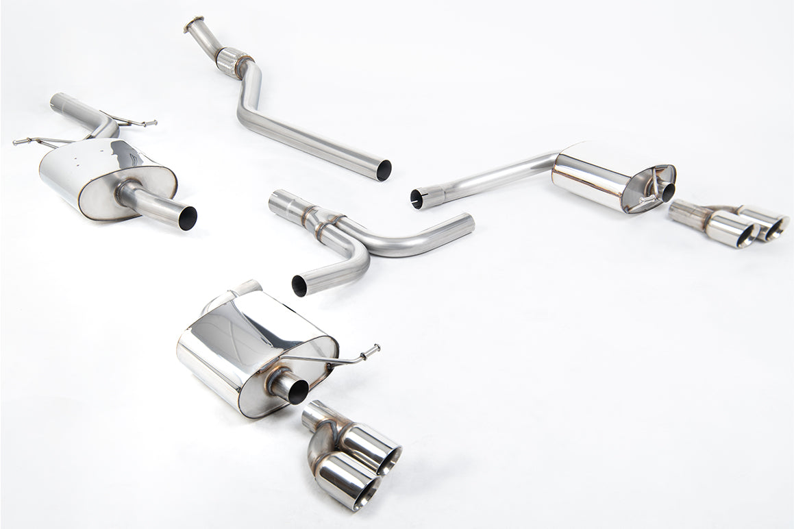 Milltek Sport - Cat Back Exhaust (Multiple Options) Audi A4 B8 2.0TFSI