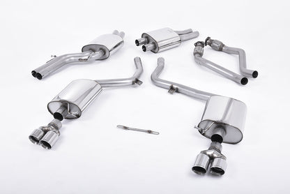 Milltek Sport - Cat Back Exhaust (Multiple Options) Audi S4 B8 3.0 V6