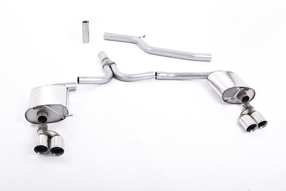 Milltek Sport - Cat Back Exhaust (Multiple Options) Audi A4 B8 3.0TDI Quattro