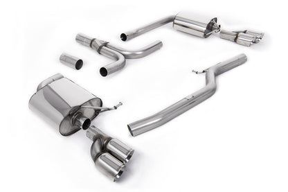Milltek Sport - Cat Back Exhaust (Multiple Options) Audi A5 B8 (8T) 3.0 TDi (DPF) Coupe & Cabriolet