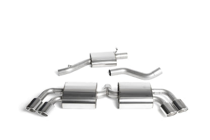Milltek Cat Back Exhaust (Resonated or None Resonated) Audi TTS MK2