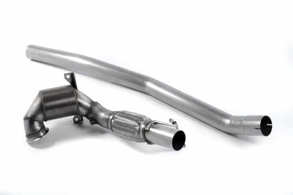 Milltek VW Golf MK7/7.5 R (inc. Estate), S3 8V (13-21) Fits Milltek Cat-back – Large Bore Downpipe and Hi-Flow Sports Cat