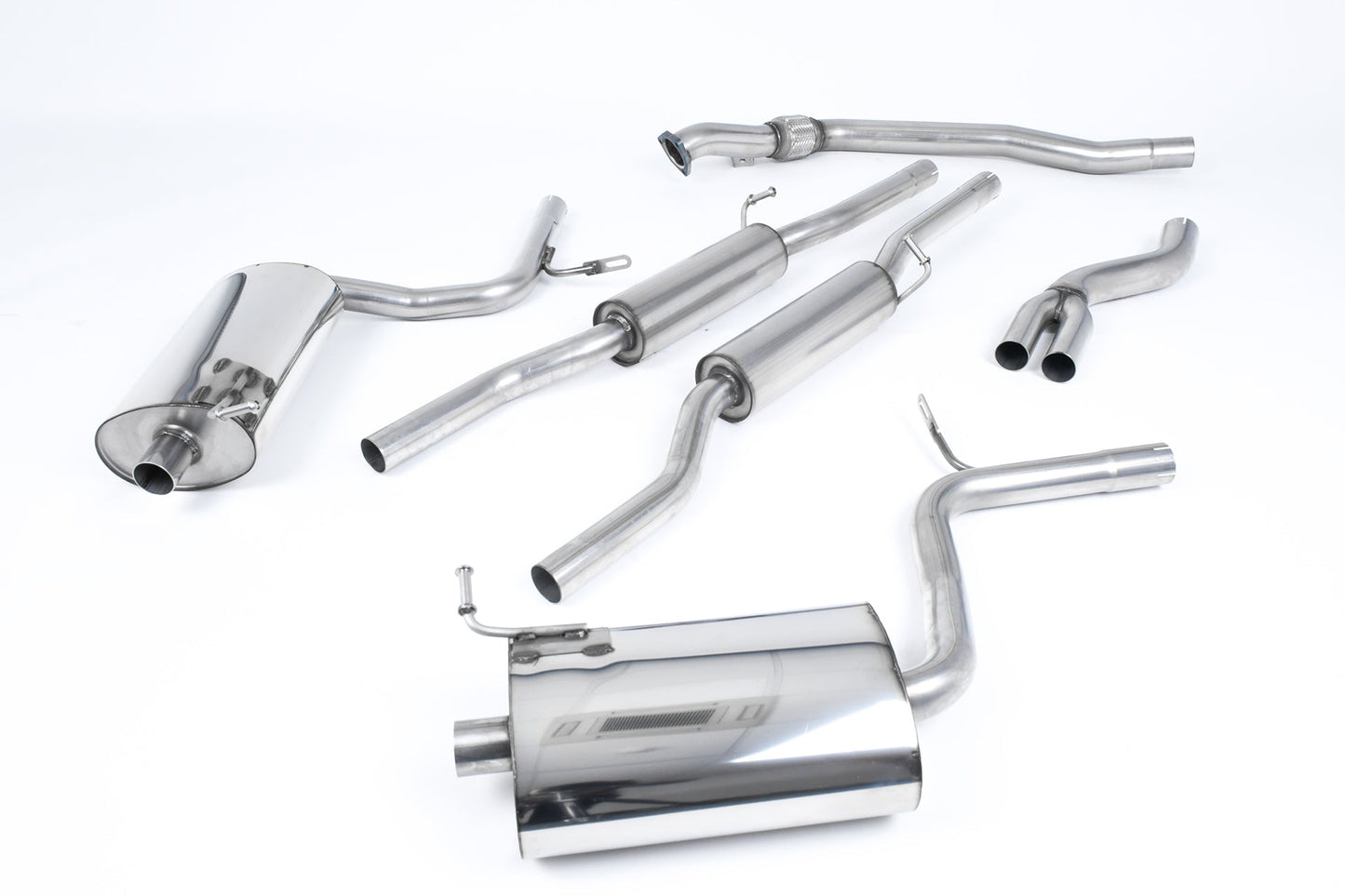 MIlltek Sport - Cat Back Exhaust (Multiple Options) Audi A4 B7 2.0TFSi Quattro & DTM