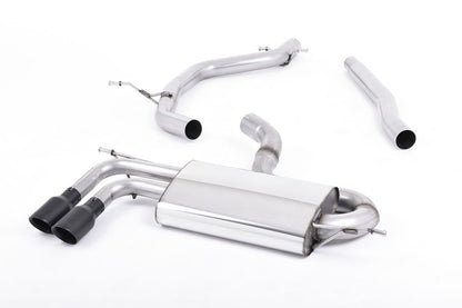 MILLTEK SPORT - DPF BACK EXHAUST - AUDI A3 8P 2.0 TDI 3 DOOR (MULTIPLE OPTIONS)