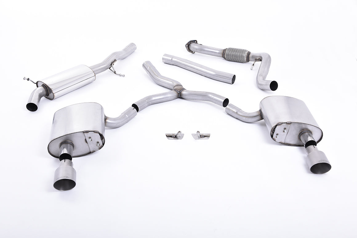 Milltek Sport - Cat Back Exhaust (Multiple Options) Audi A4 B9 2.0TFSI