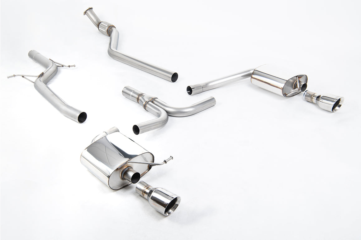 Milltek Sport - Cat Back Exhaust (Multiple Options) Audi A4 B8 2.0TFSI