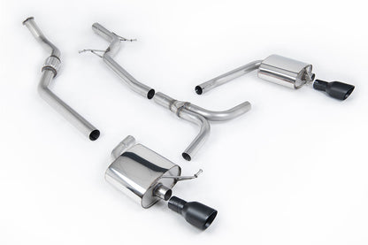 Milltek Sport - Cat Back Exhaust (Multiple Options) Audi A4 B8 2.0TFSI S Line (2WD and quattro Tiptronic-only)