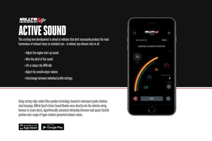 Milltek Active Sound Control - V2 with 8 Selectable Sound Files - Audi Models