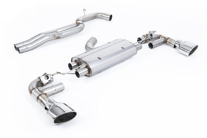 Milltek Sport - Cat Back Exhaust (Multiple Options) Audi TTRS MK3 (None GPF Model)