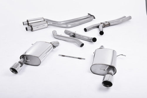 Milltek Sport Exhaust Secondary Cat Delete/Decat (Catless) Mid-Pipes for BMW 3 Series 335i E92 Coupe 2006-2013 RWD Only - T304 Stainless Centre Section Catalyst Replacement - N54/N55 - SSXBM014 - Not xDrive