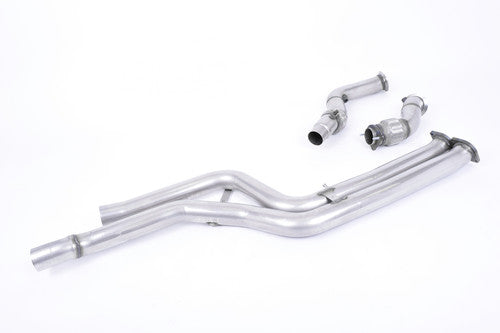 Milltek Large-Bore De-Cat Downpipe for BMW F80 M3 & M3 Competition Saloon (20142018, Non-OPF/GPF)  Fits Milltek Sport Cat-Back Only  Stainless 304  Requires 2x 18307851168
