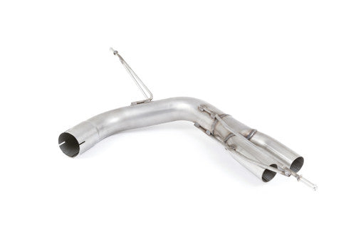 Milltek Rear Silencer Bypass (Back Box Delete) Non-Valved with GT-80 Polished Tips | OE Twin Left Valance | BMW 125i F20/F21 3 & 5 Door B48 | 2016-on
