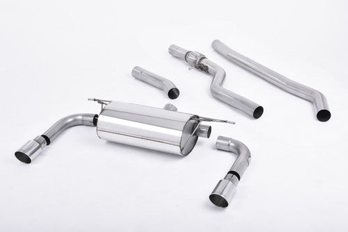 Milltek Sport Rear/Axle-Back Exhaust for BMW 3 Series F30 328i Auto Saloon N20 2.0 Turbo (2012-2020) - Non-Resonated Louder Sports Performance System - T304 Stainless Steel - Requires 335i Rear Valance - Not Tow Bar Compatible - SSXBM962