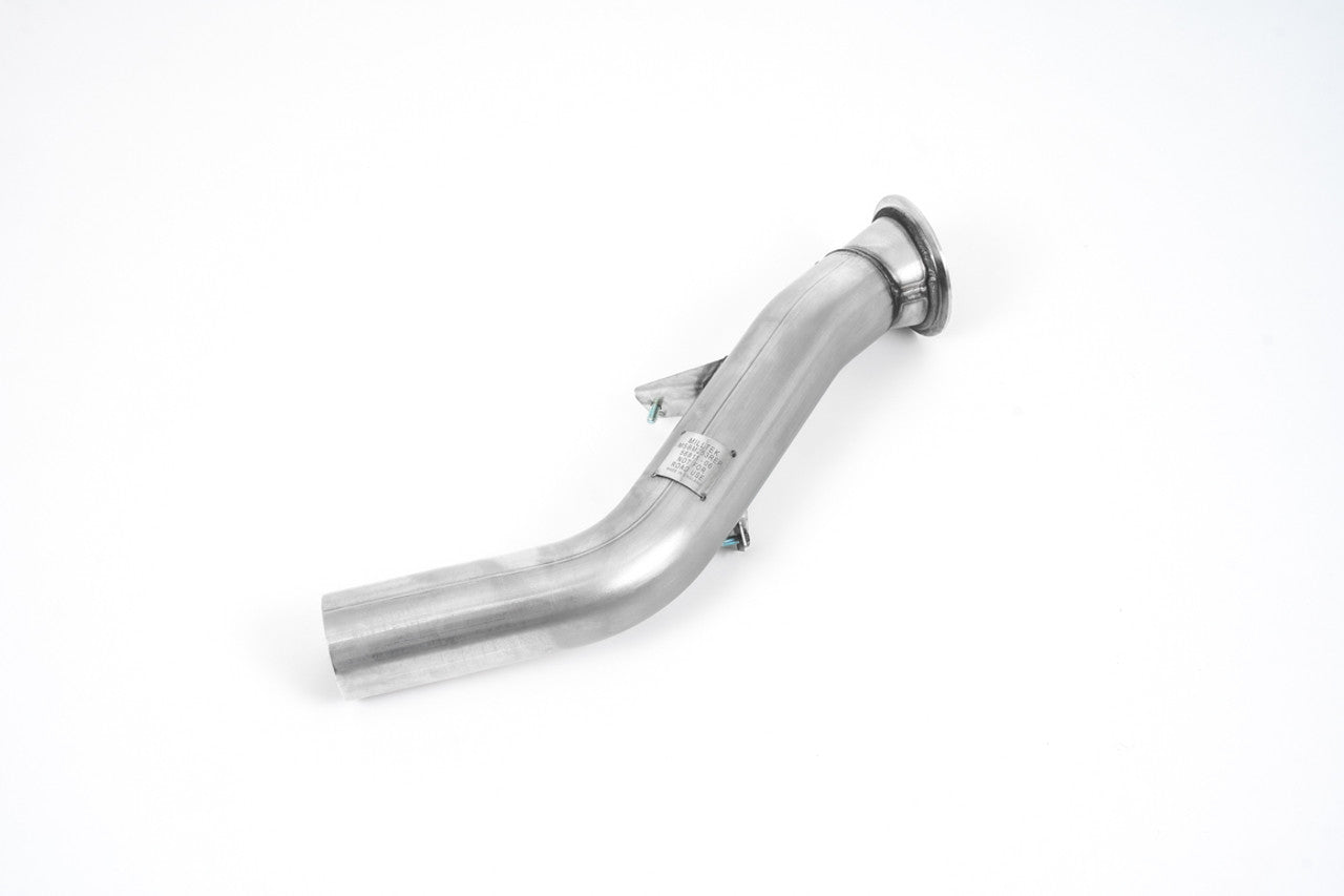 Milltek Sport SSXBM982 3" 76mm De-Cat Decat Catless Downpipe / Turbo Front Pipe / Front Section / Turbo Outlet for BMW 3 Series F30 328i N20 2.0T (2012+) | Stainless Steel Performance Exhaust Straight Pipe Race Upgrade | Stage 2 Ready