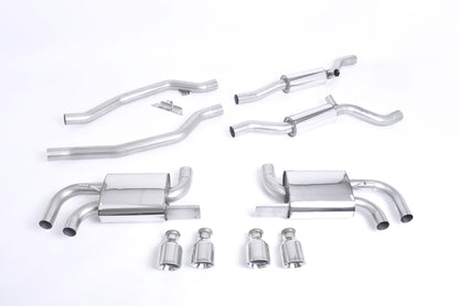 Milltek Sport - Porsche Cayenne 958 Turbo 4.8 V8 (Pre-Facelift) Cat Back Exhaust System (Multiple Options)