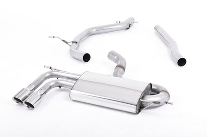 Milltek Sport - Audi A3 8P 1.8 TSI 2WD 3-Door - Cat Back Exhaust (Multiple Options)