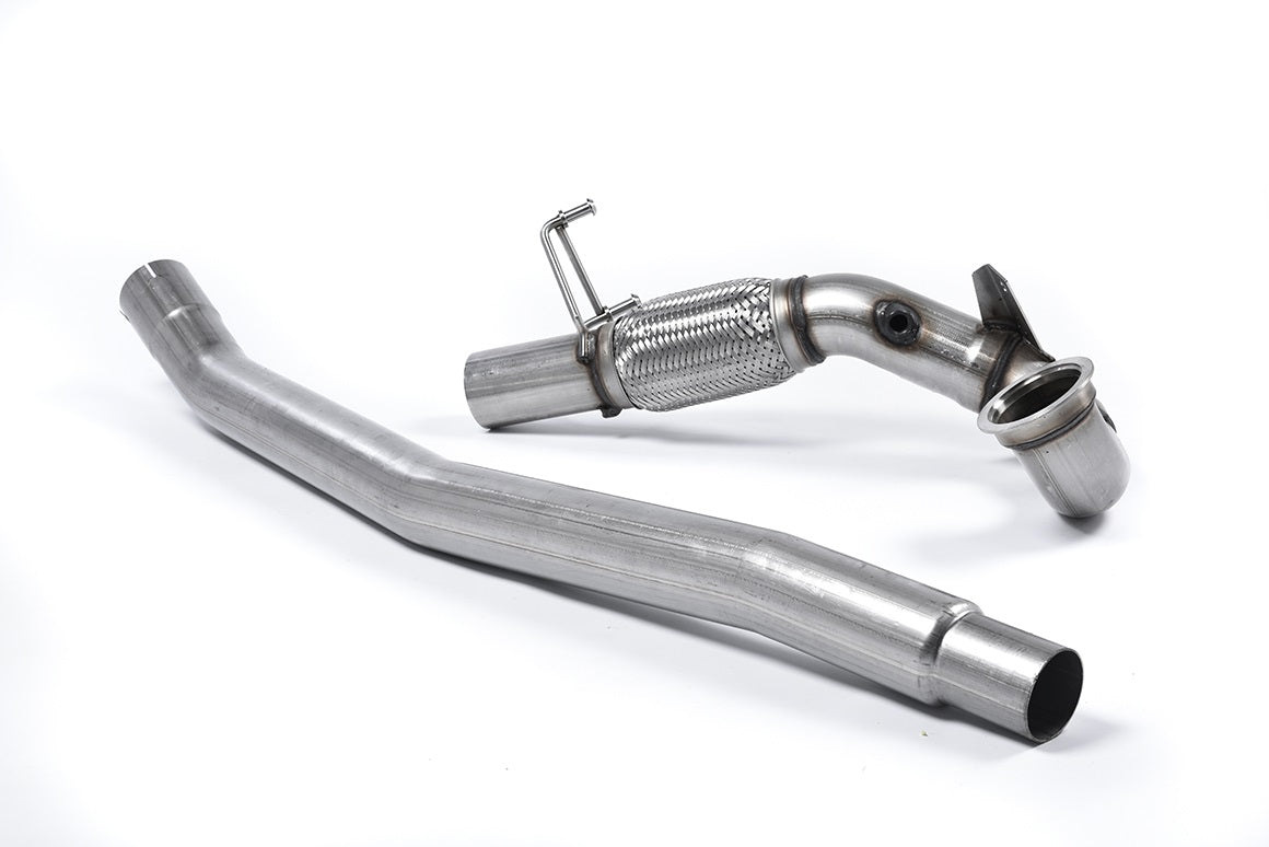 Milltek Sport - Downpipe (With or without Cat) Golf MK7/7.5 GTi (Performance Pack / Clubsport / Clubsport S)