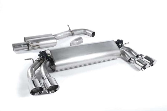 Milltek VW Golf MK7 R 2.0 TSI (300PS) (14+) Resonated Cat-Back Exhaust – Polished Round Tips