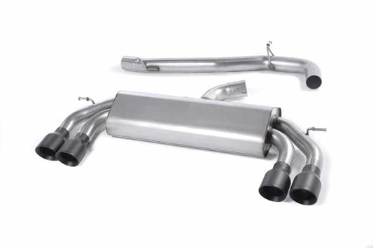 Milltek VW Golf MK7 R 2.0 TSI (300PS) (14+) Non-Valved Race System- Non-Resonated- Cerakote Black Round Tips