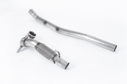 Milltek Sport - Downpipe (With Sports cat or Decat & GPF Delete) - VW/Audi/Seat/Cupra MQB Models With GPF
