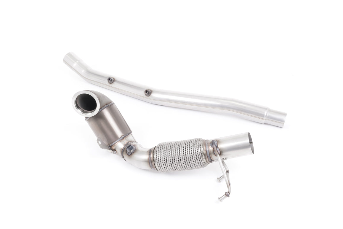 Milltek Sport - Downpipe (With Sports cat or Decat & GPF Delete) - VW/Audi/Seat/Cupra MQB Models With GPF
