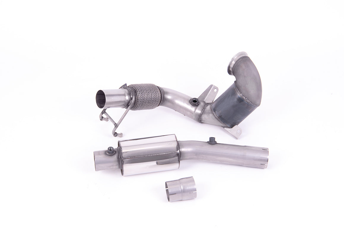 Milltek Sport - Downpipe with Decat Or Sports Cat (Res or None Res) - VW Polo MK6 (AW) GTi (With GPF)
