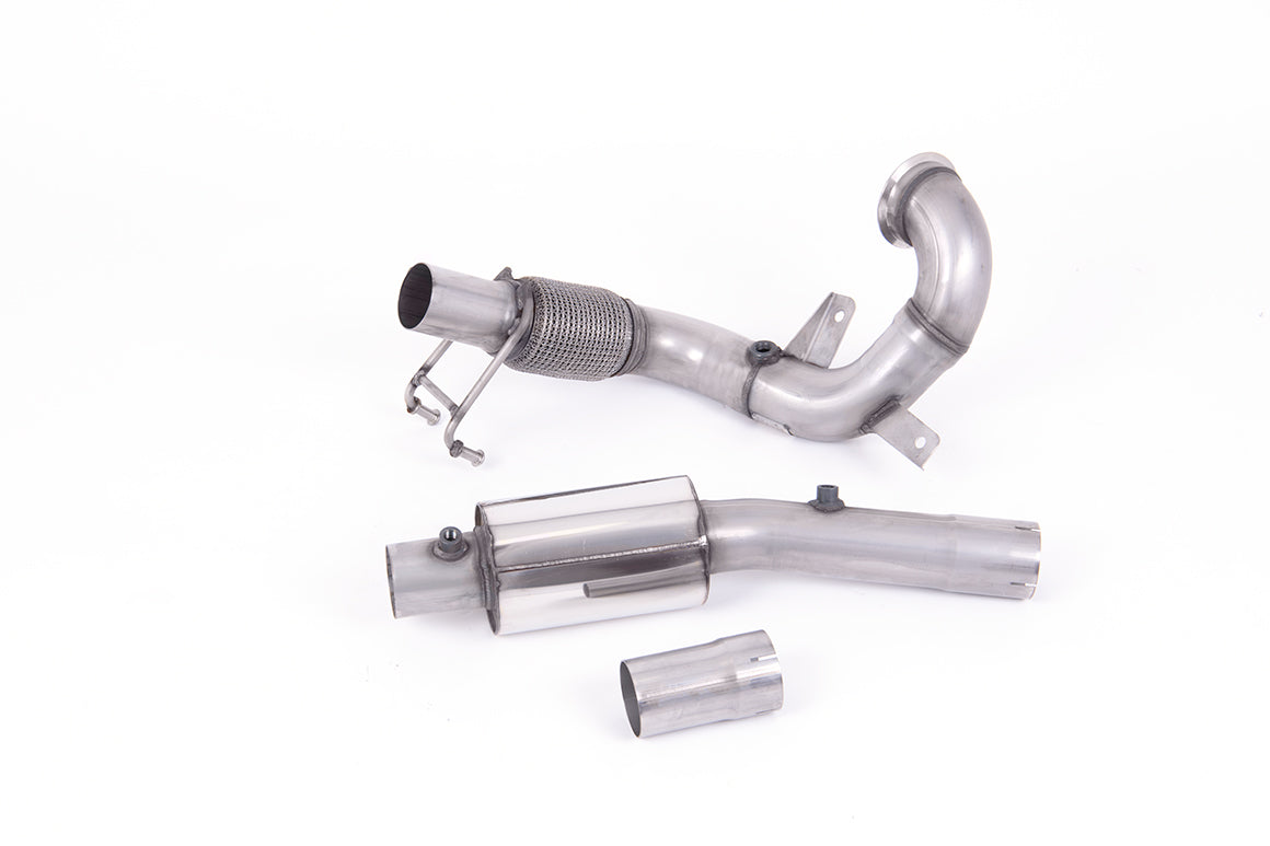 Milltek Sport - Downpipe with Decat Or Sports Cat (Res or None Res) - Audi A1 GB 40TFSI 2.0 (With GPF) 207ps