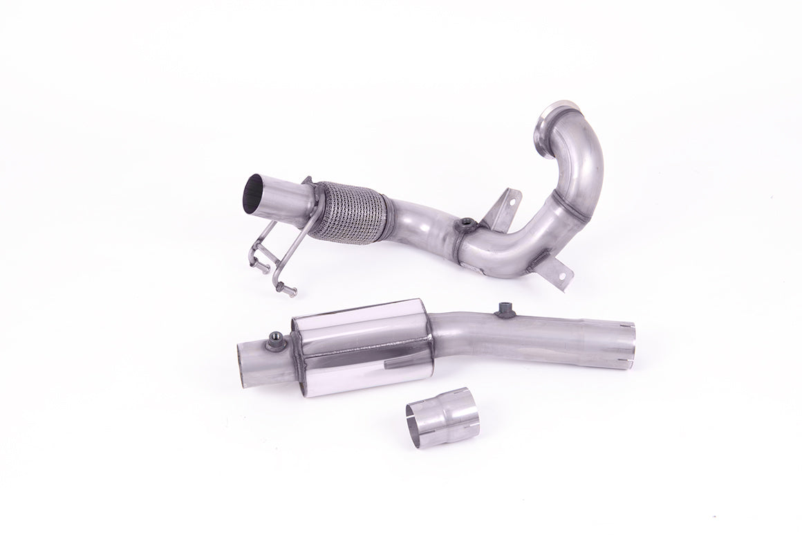 Milltek Sport - Downpipe with Decat Or Sports Cat (Res or None Res) - Audi A1 GB 40TFSI 2.0 (With GPF) 207ps