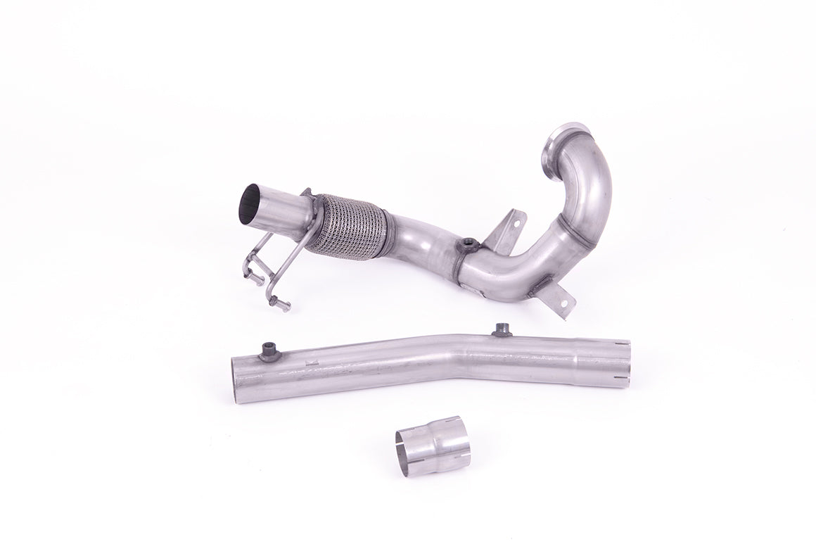 Milltek Sport - Downpipe with Decat Or Sports Cat (Res or None Res) - VW Polo MK6 (AW) GTi (With GPF)