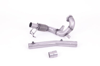 Milltek Sport - Downpipe with Decat Or Sports Cat (Res or None Res) - VW Polo MK6 (AW) GTi (With GPF)