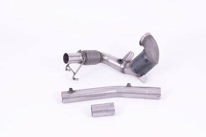 Milltek Sport - Downpipe with Decat Or Sports Cat (Res or None Res) - VW Polo MK6 (AW) GTi (With GPF)