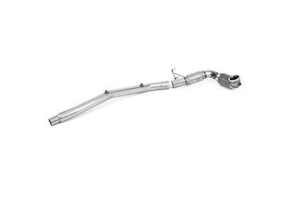 Milltek Sport - VW Golf MK8 & 8.5 'R' (OPF/GPF Models) Downpipe with Sports Cat or Decat (& GPF Bypass)