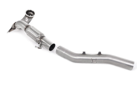 Milltek Sport - VW Golf MK8 & 8.5 GTi Including Clubsport (OPF/GPF Models) Downpipe with Sports Cat or Decat (& GPF Bypass)
